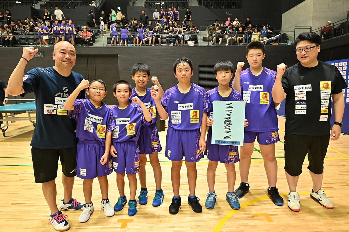 バタフライ全日本クラブ卓球選手権大会　3日目（7月20日）〜小中学生の部で優勝チーム決定〜