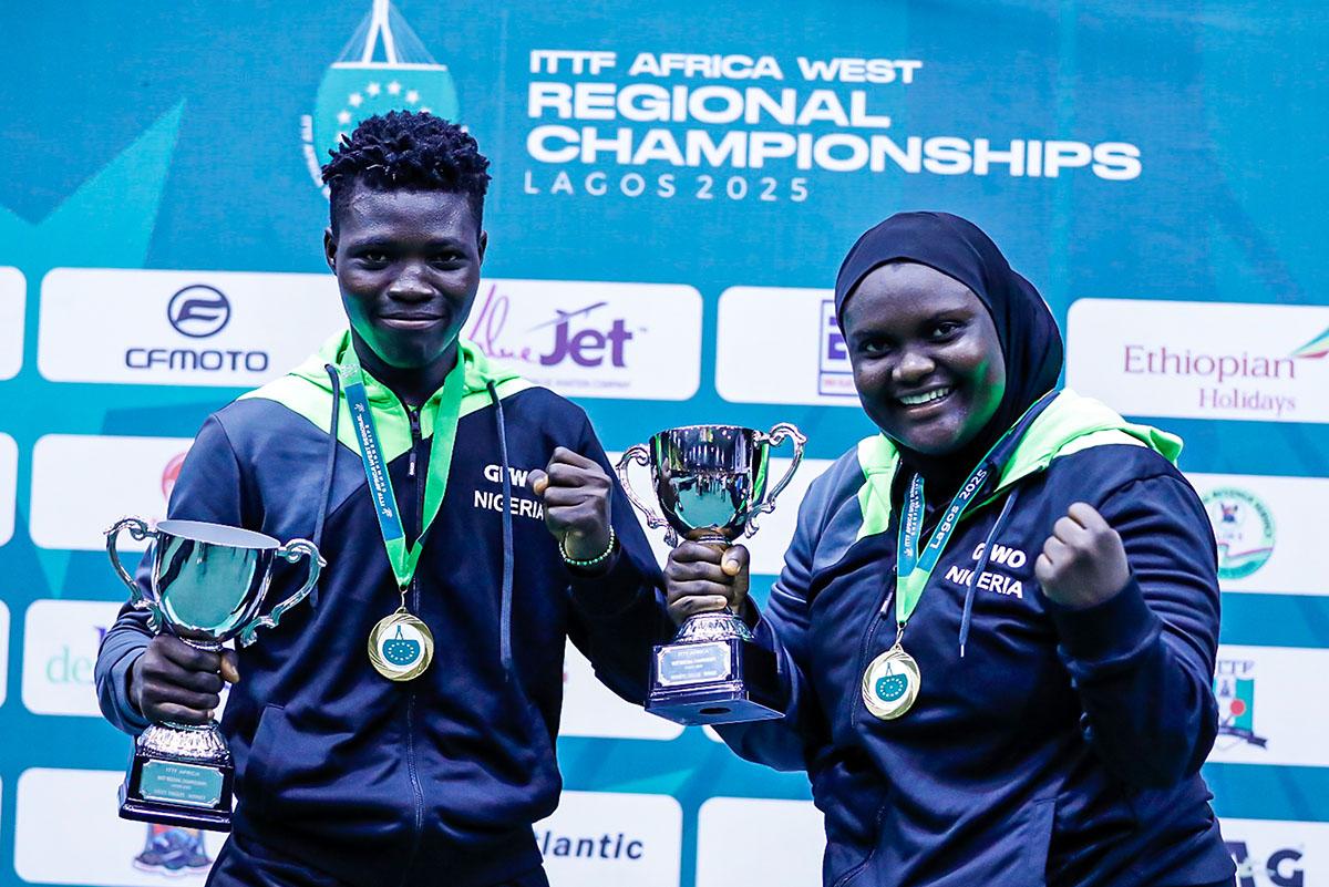 卓球 西アフリカ地域選手権大会2025　結果