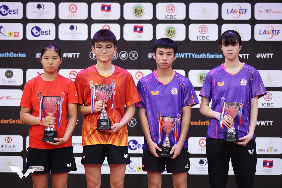 卓球 WTTユースコンテンダー ビエンチャン　混合ダブルスの結果