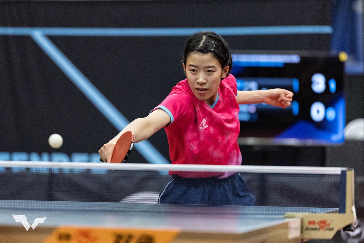 卓球 WTTユースコンテンダー ミシサガ　面手凛が女子シングルス優勝