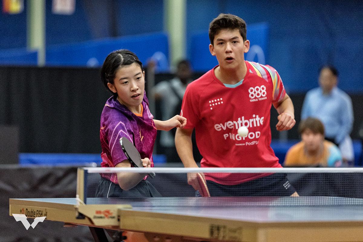 卓球 WTTユースコンテンダー ミシサガ　面手凛が混合ダブルスで優勝