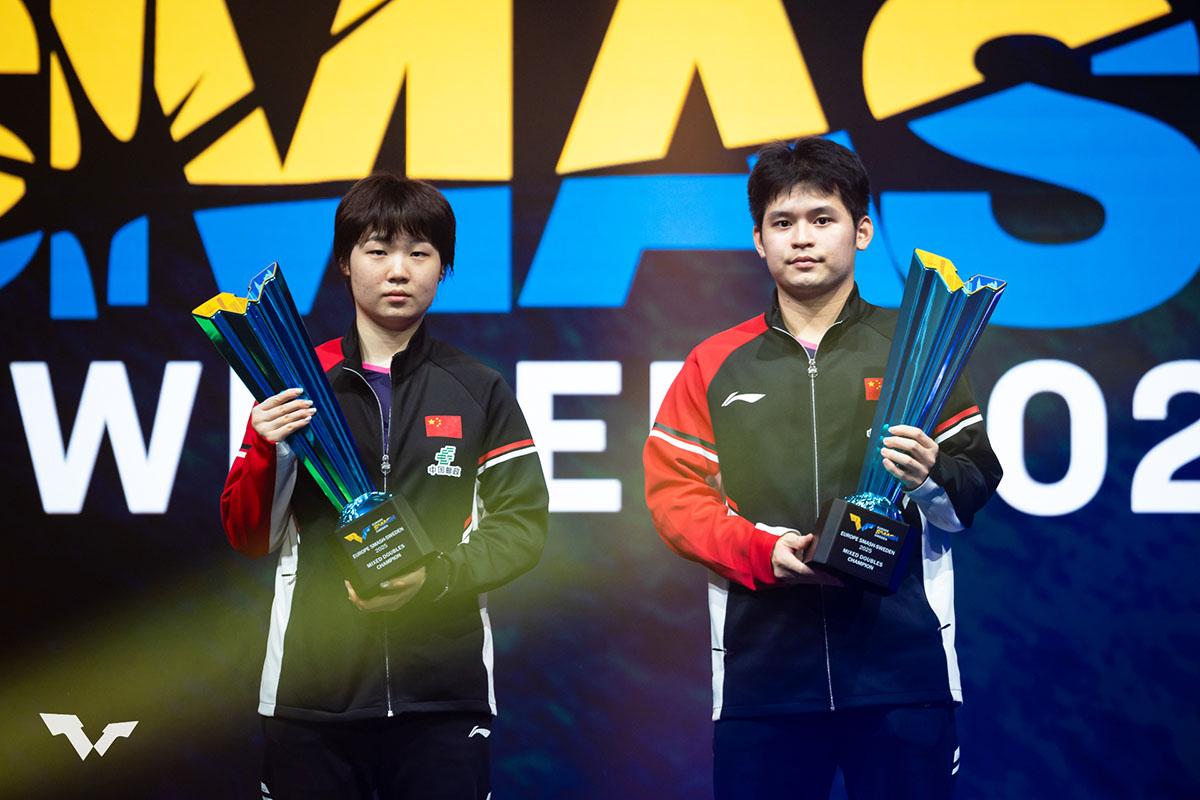 卓球 ヨーロッパ スマッシュ2025　混合ダブルスは林詩棟／蒯曼が優勝