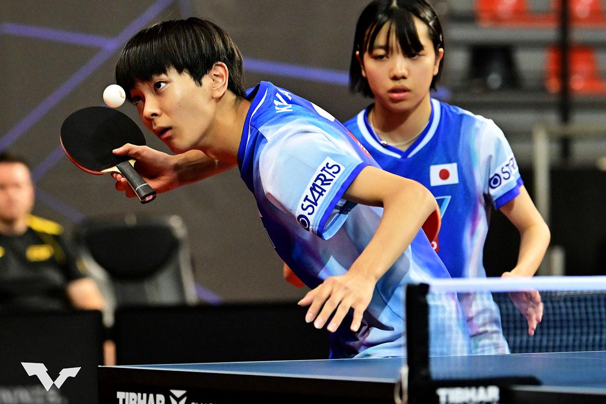 卓球 WTTユーススターコンテンダー スコピエ　川上流星／青木咲智ペアが優勝