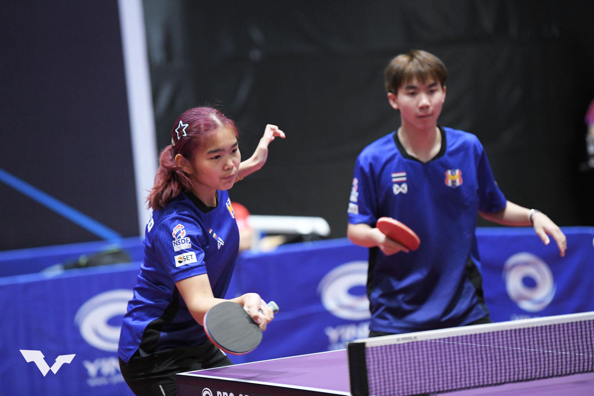 卓球 WTTユースコンテンダー バンコク2　混合ダブルスの結果