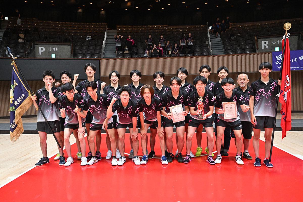 2025年秋季関東学生卓球リーグ戦　男子1部は日本大が4シーズンぶりの優勝