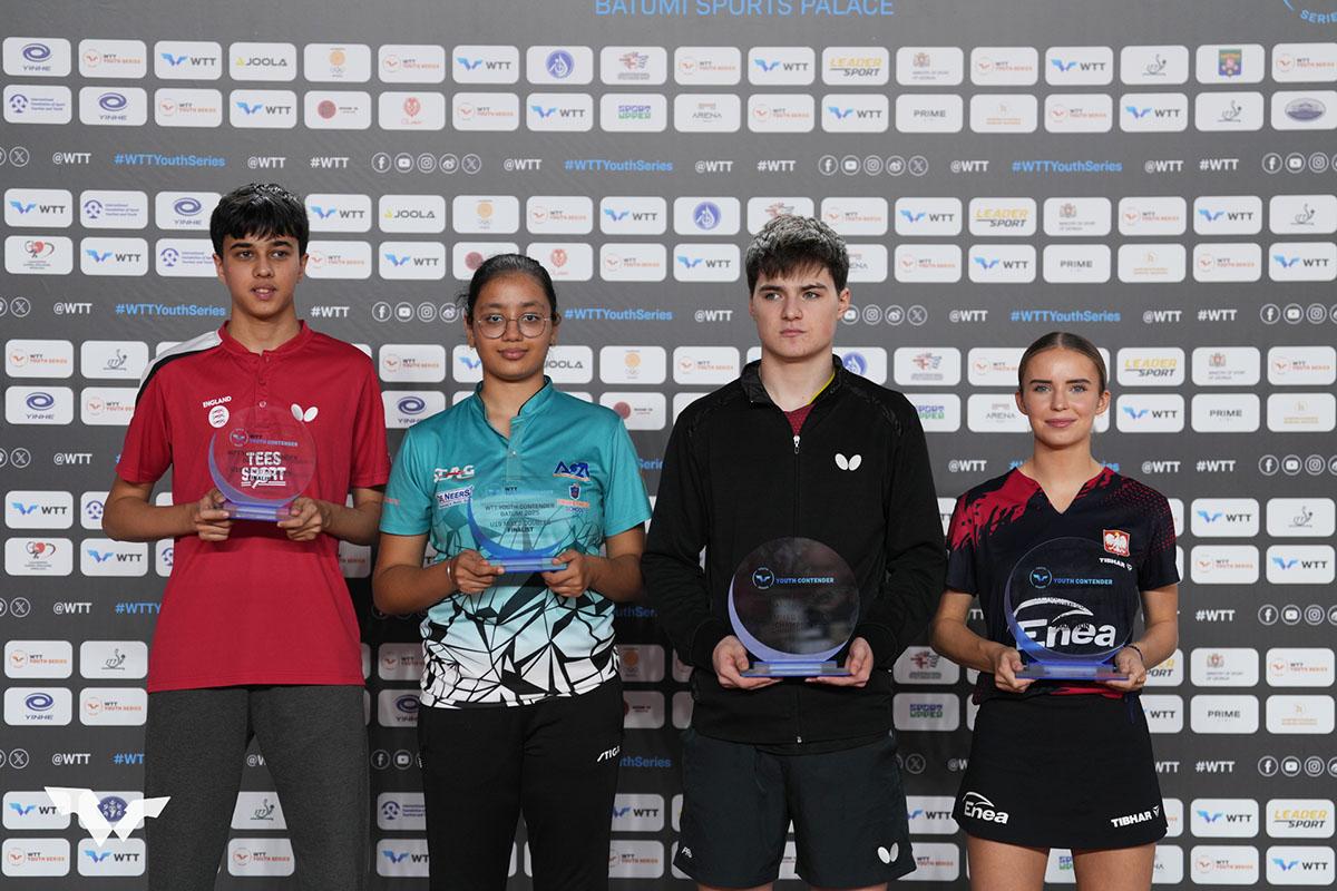 卓球 WTTユースコンテンダー バトゥミ　混合ダブルスの結果