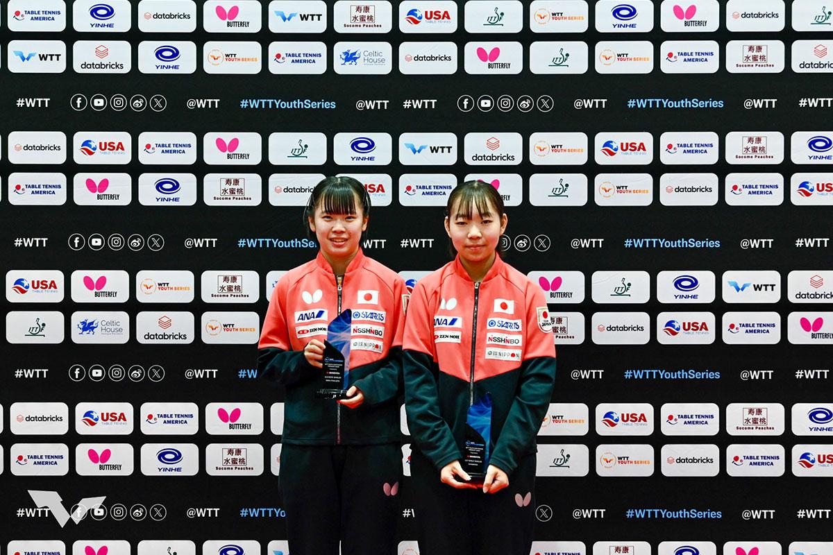 卓球 WTTユースコンテンダー フリーモント　面手凛がU19優勝、髙橋青葉がU17優勝
