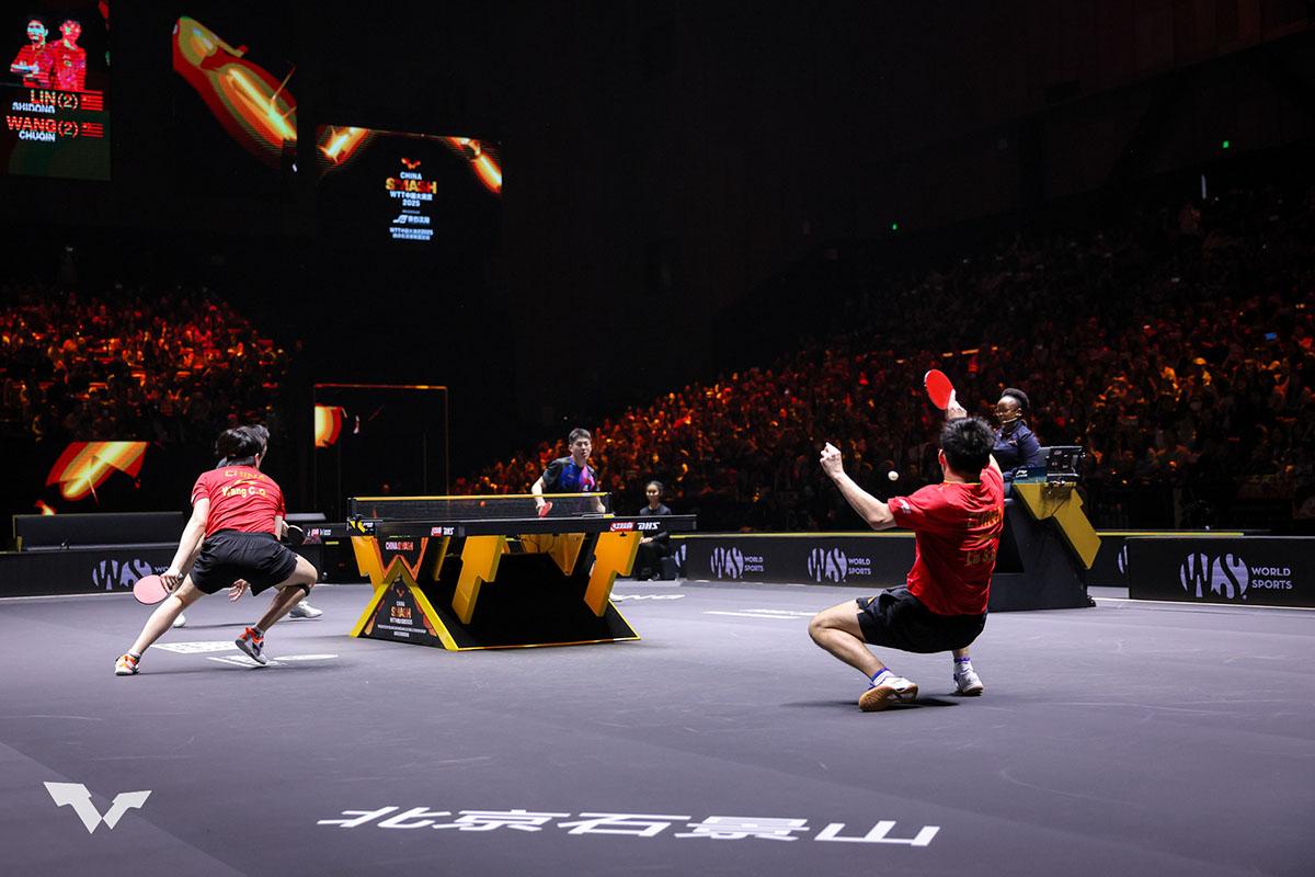 卓球 中国スマッシュ2025　男子ダブルスは林詩棟／王楚欽が優勝