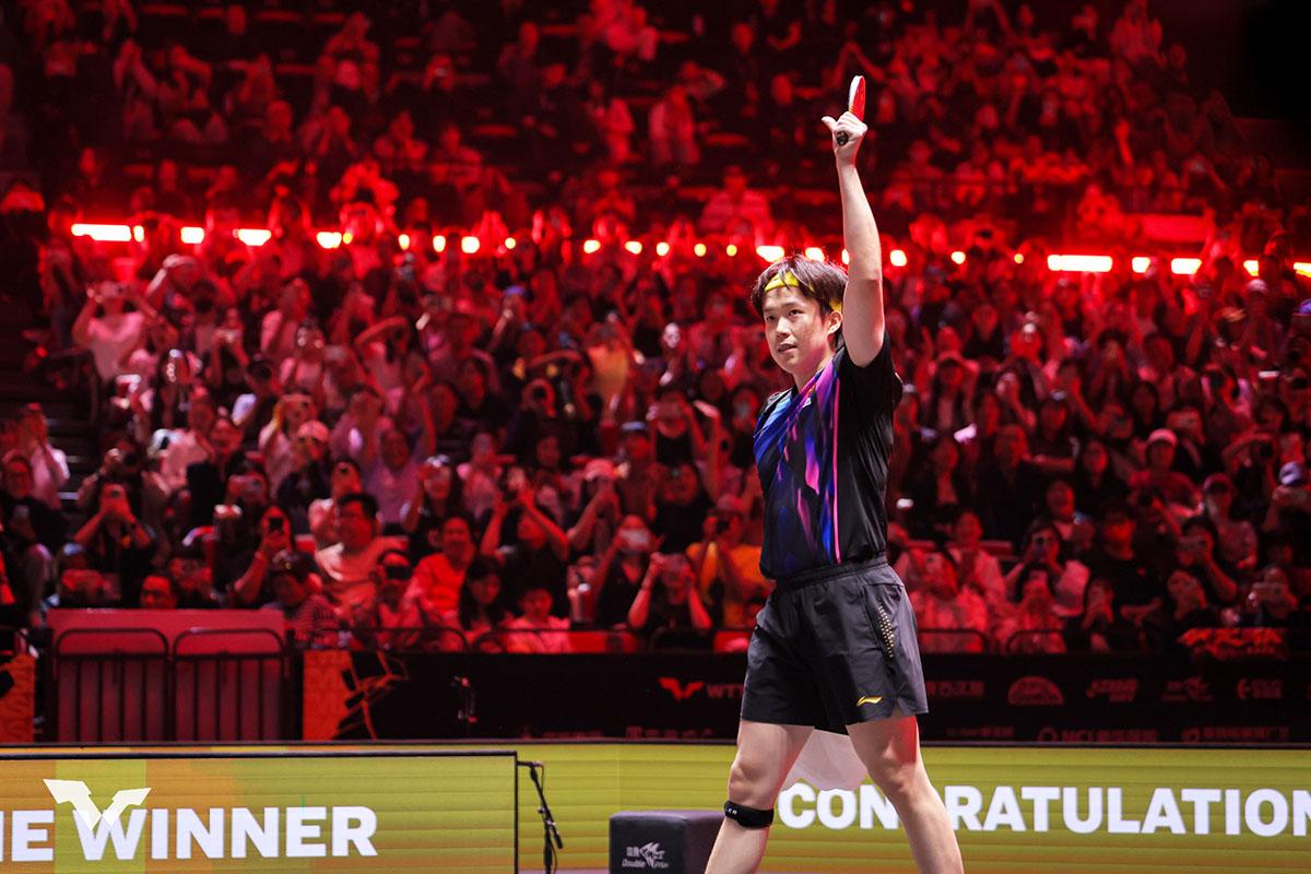 卓球 中国スマッシュ2025　男子シングルスは王楚欽が優勝