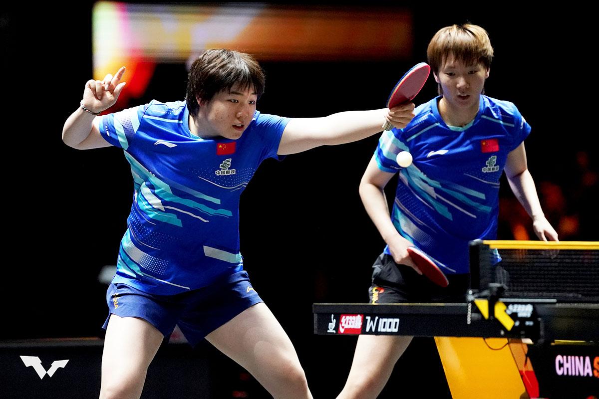 卓球 中国スマッシュ2025　女子ダブルスは蒯曼／王曼昱が優勝