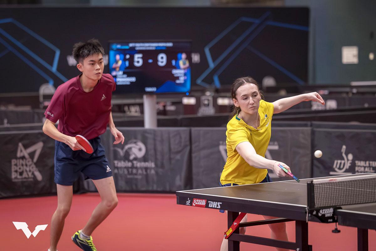 卓球 WTTユースコンテンダー パース　混合ダブルスの結果