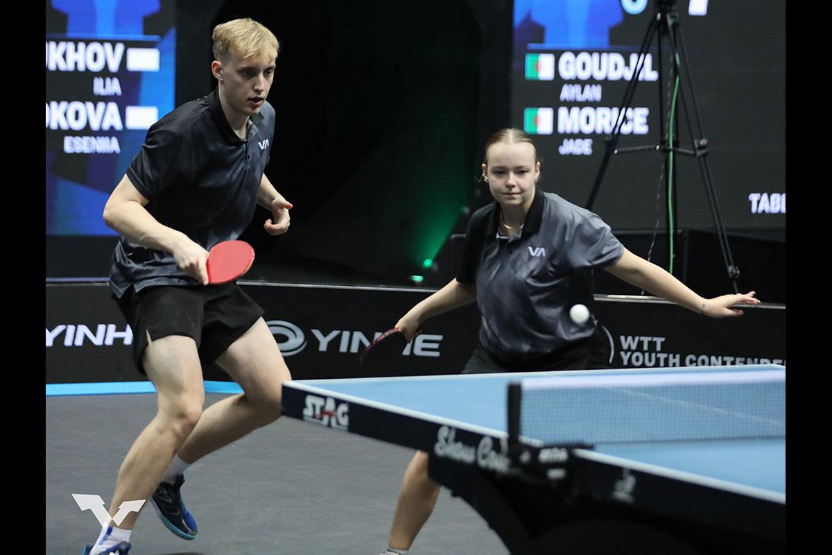 卓球 WTTユースコンテンダー チュニス2　混合ダブルスの結果