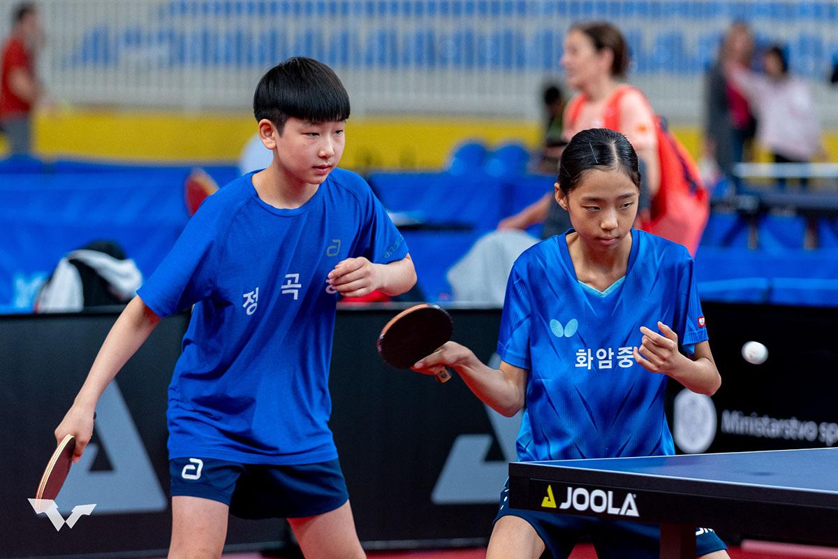 卓球 WTTユースコンテンダー ポドゴリツァ　混合ダブルスの結果