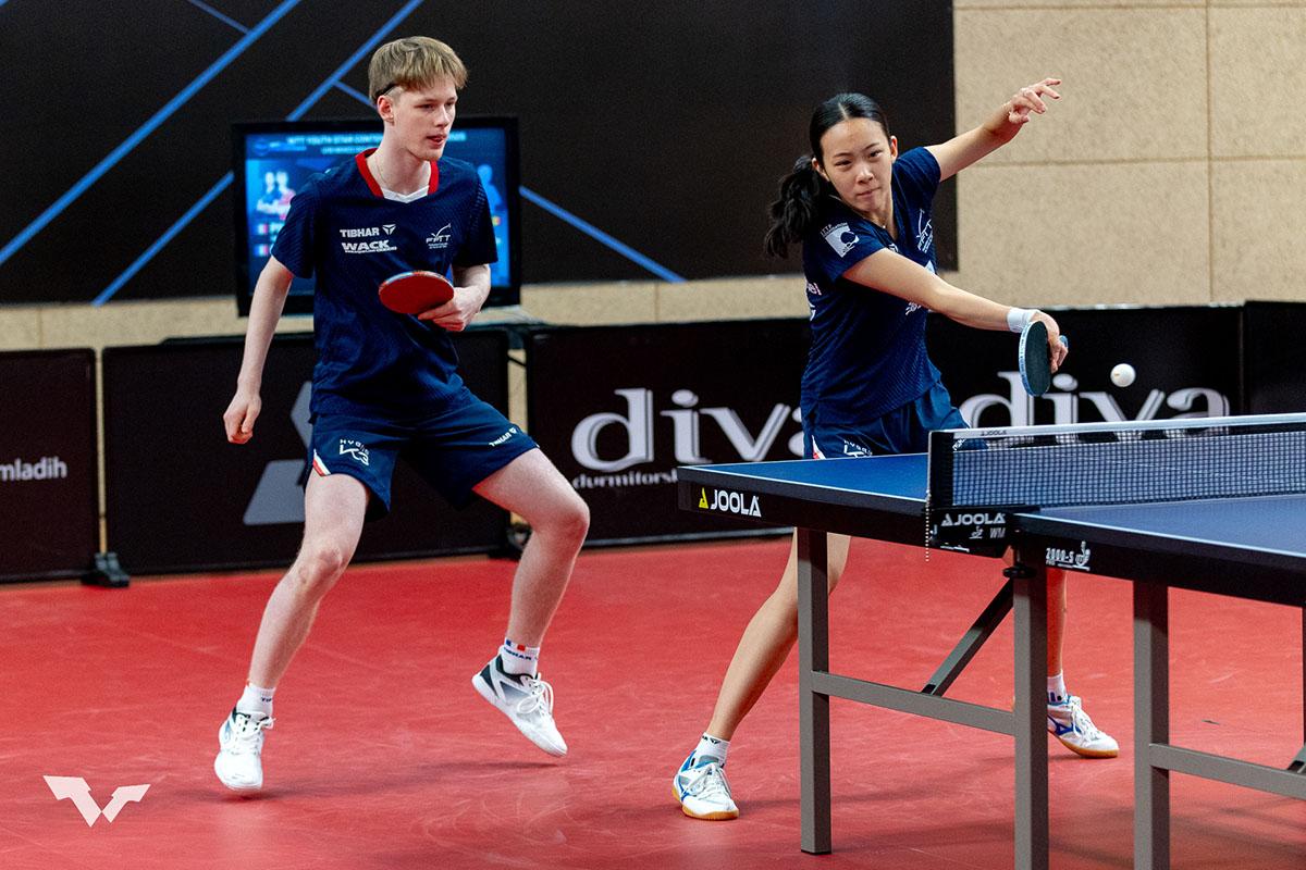 卓球 WTTユーススターコンテンダー ポドゴリツァ　混合ダブルスの結果