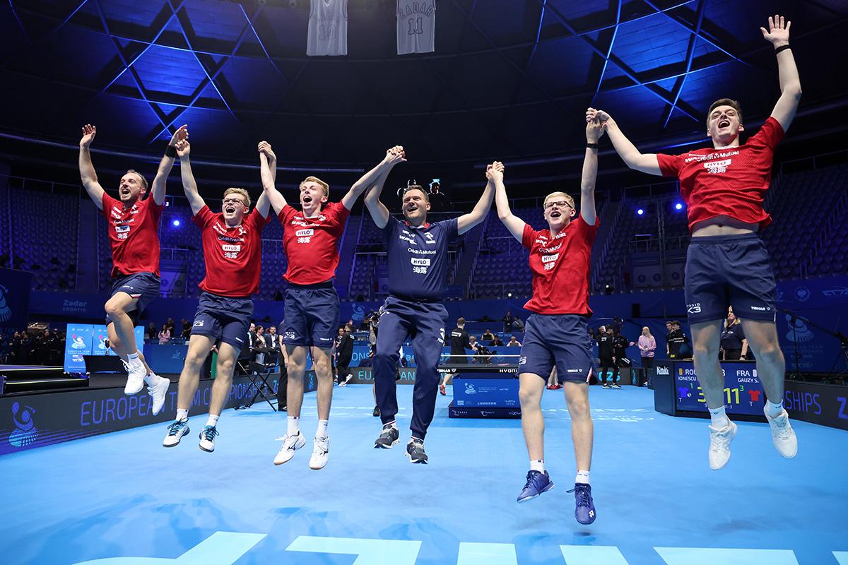 卓球 ヨーロッパ選手権大会（団体戦）　男子団体はフランスが27年ぶりの優勝