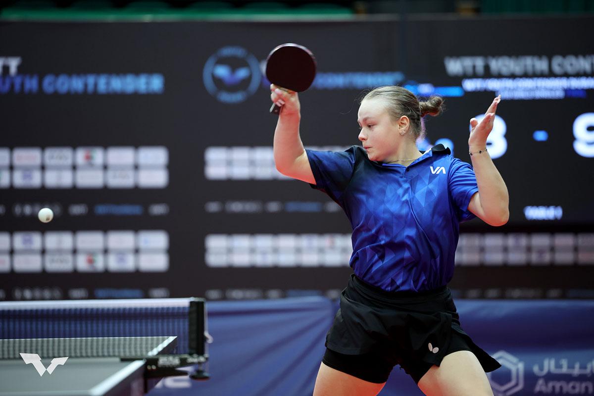 卓球 WTTユースコンテンダー ドバイ　女子の結果