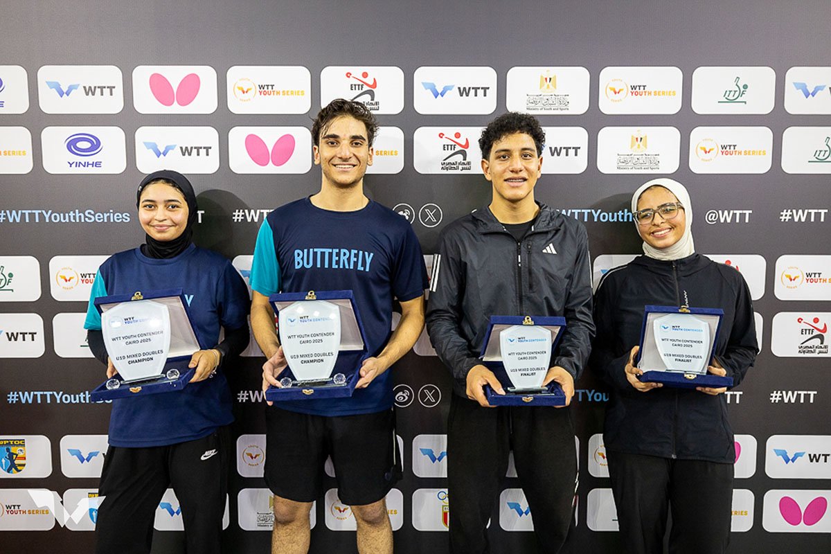 卓球 WTTユースコンテンダー カイロ　混合ダブルスの結果