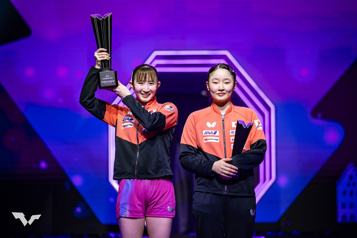 卓球 WTTチャンピオンズ フランクフルト　女子シングルスは早田ひなが優勝