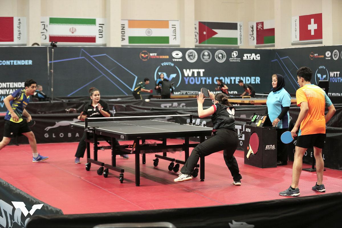 卓球 WTTユースコンテンダー スレイマニヤ　混合ダブルスの結果