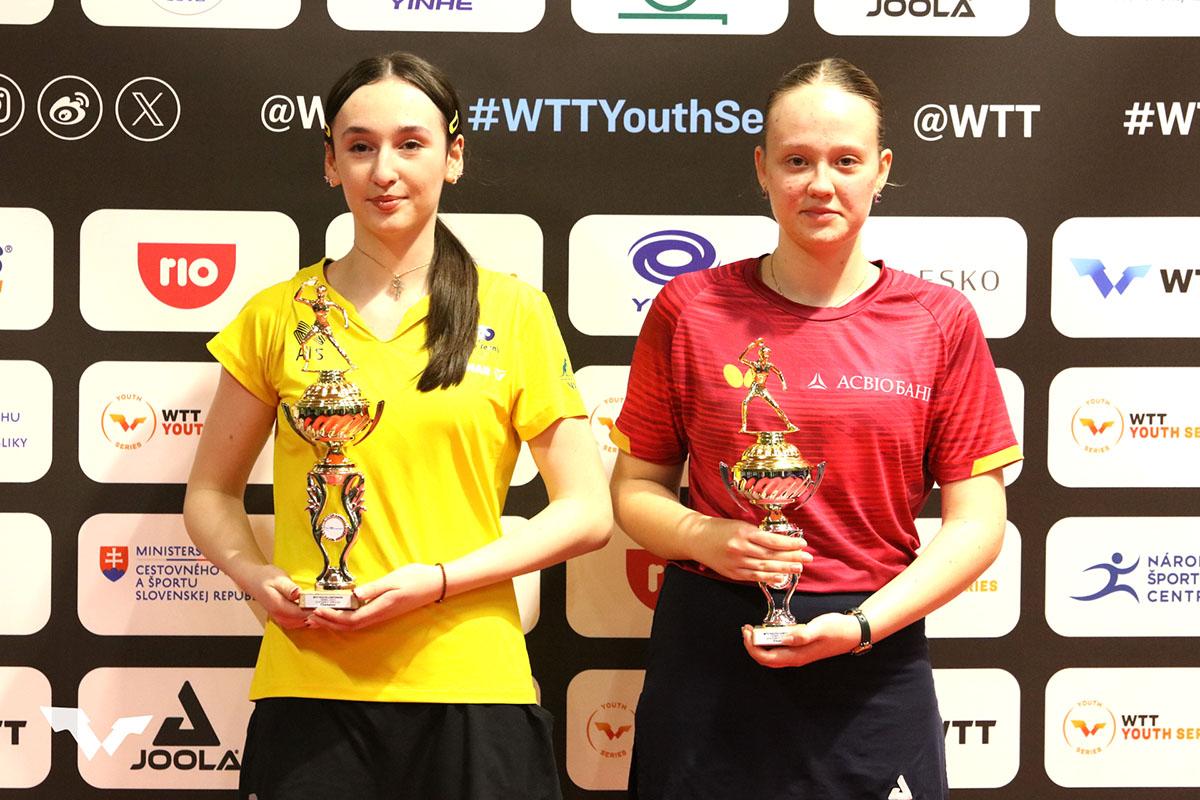 卓球 WTTユースコンテンダー セネック　女子の結果