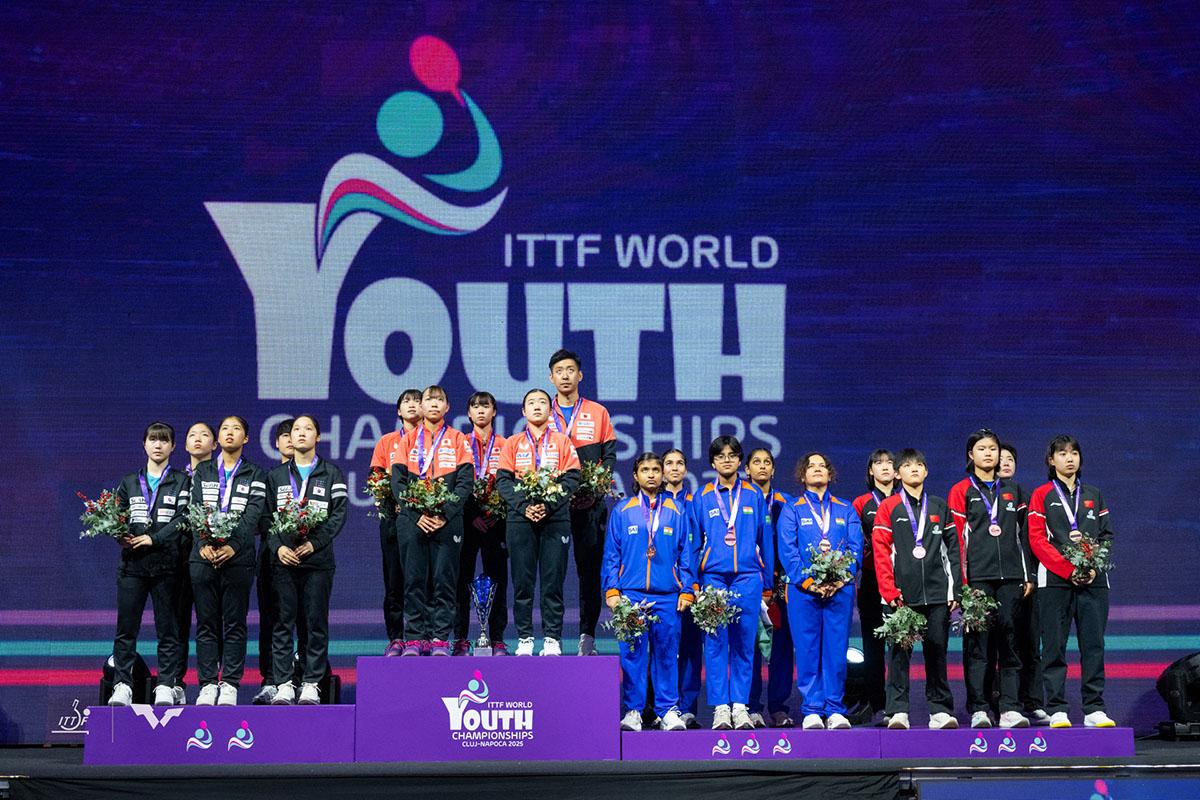 2025年世界ユース卓球選手権大会　U15女子団体は日本が優勝