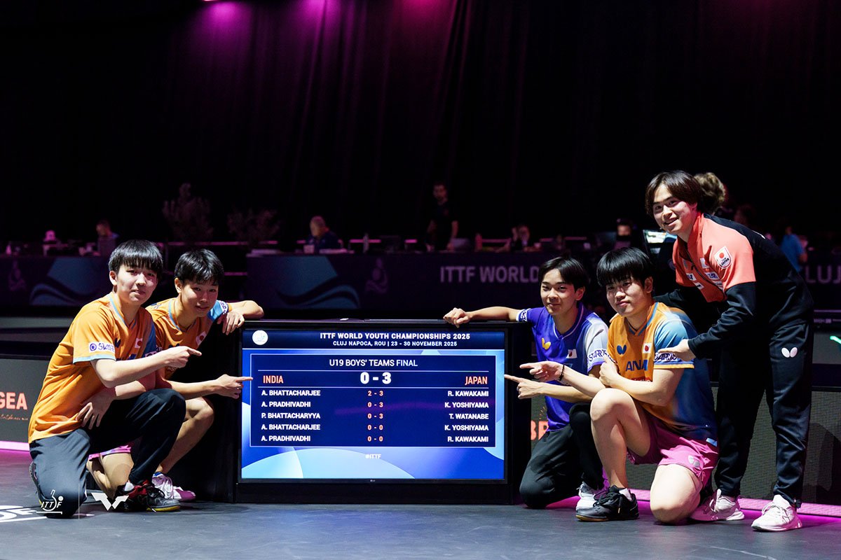 2025年世界ユース卓球選手権大会　U19男子団体は日本が優勝