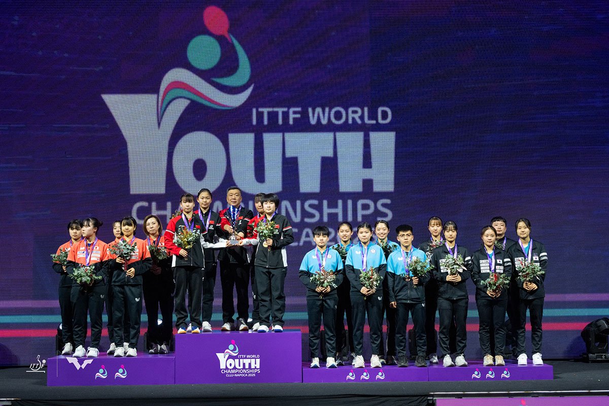 2025年世界ユース卓球選手権大会　U19女子団体の結果