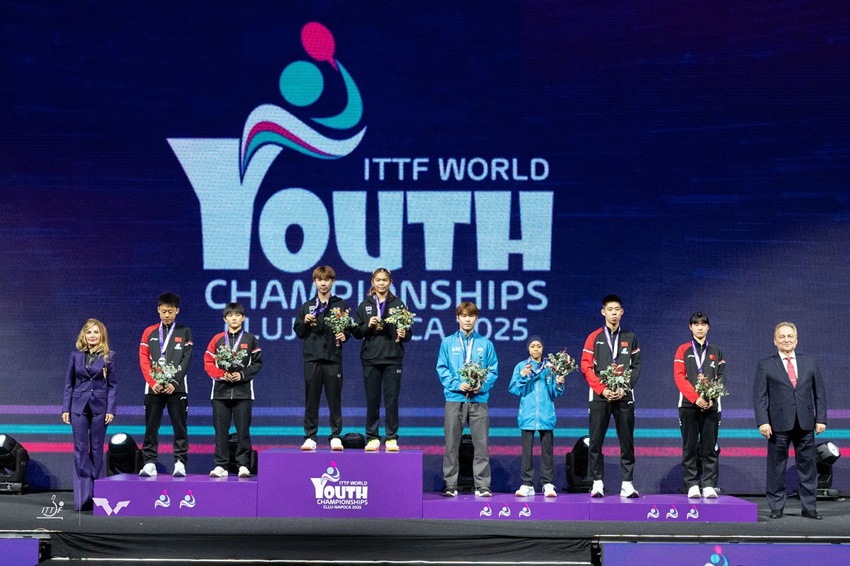 2025年世界ユース卓球選手権大会　U15混合ダブルスの結果