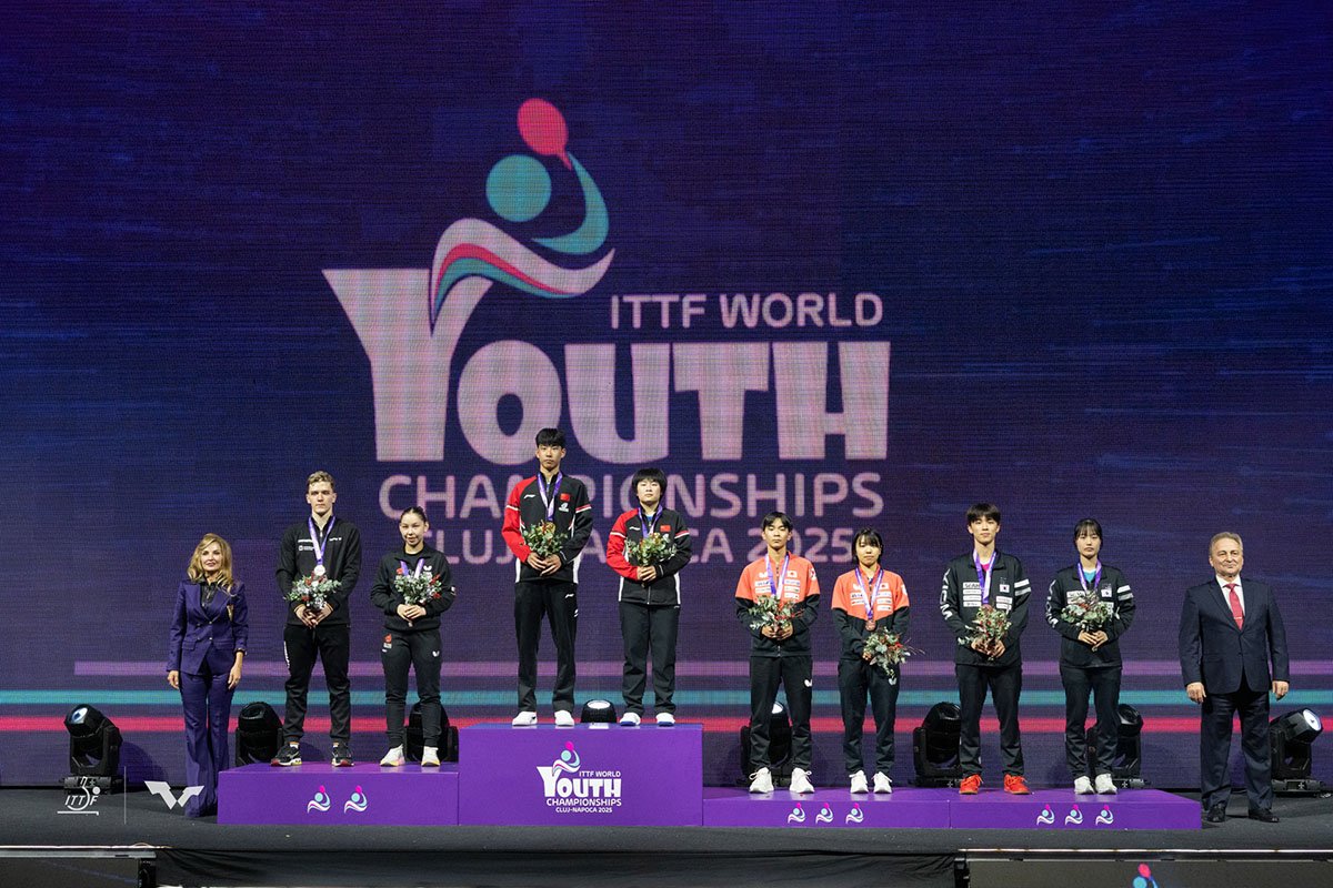 2025年世界ユース卓球選手権大会　U19混合ダブルスの結果
