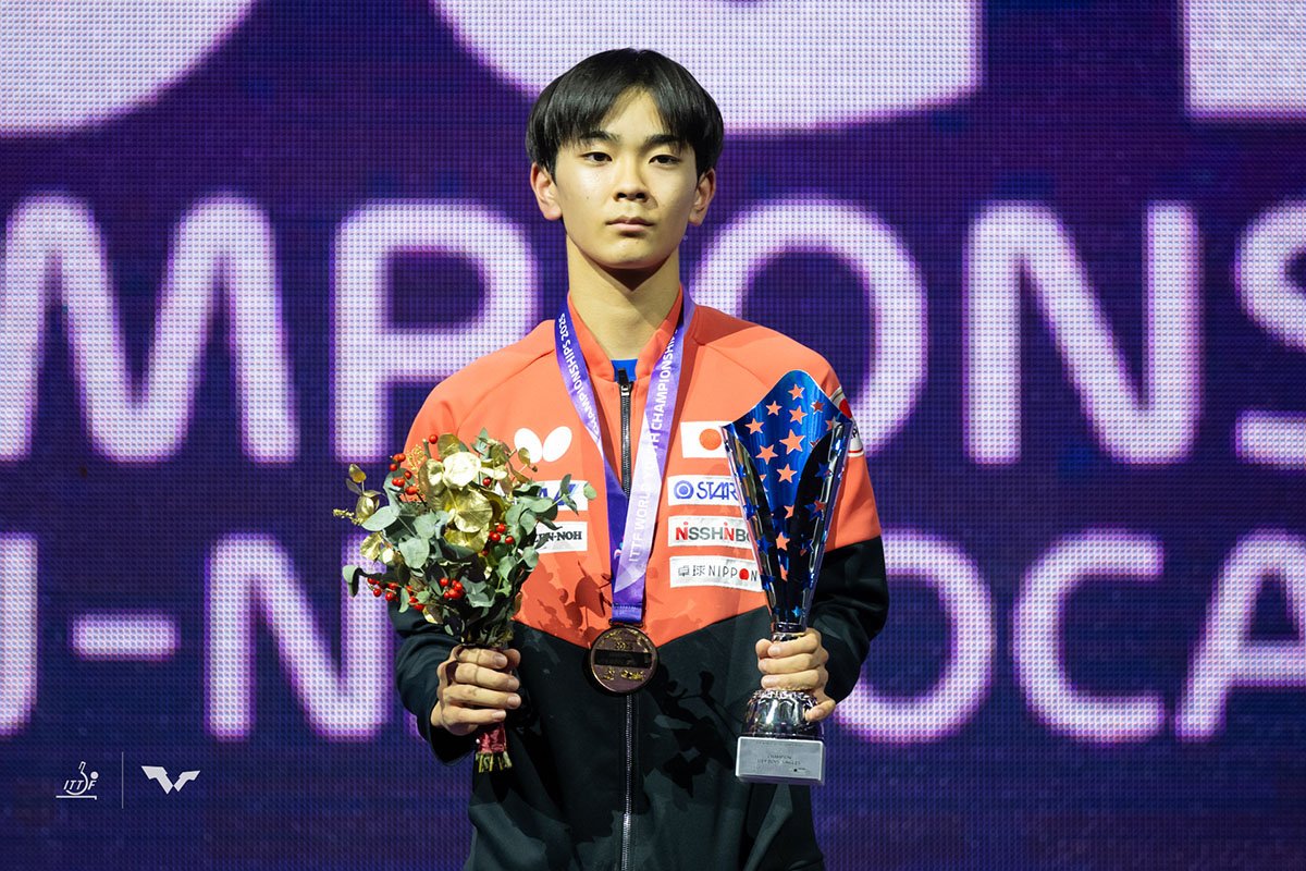 2025年世界ユース卓球選手権大会　U19男子シングルスは川上流星が優勝