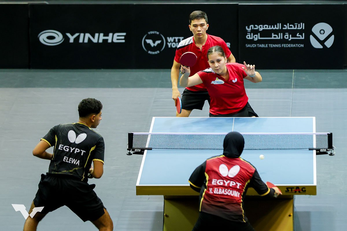 卓球 WTTユースコンテンダー ダンマーム　混合ダブルスの結果