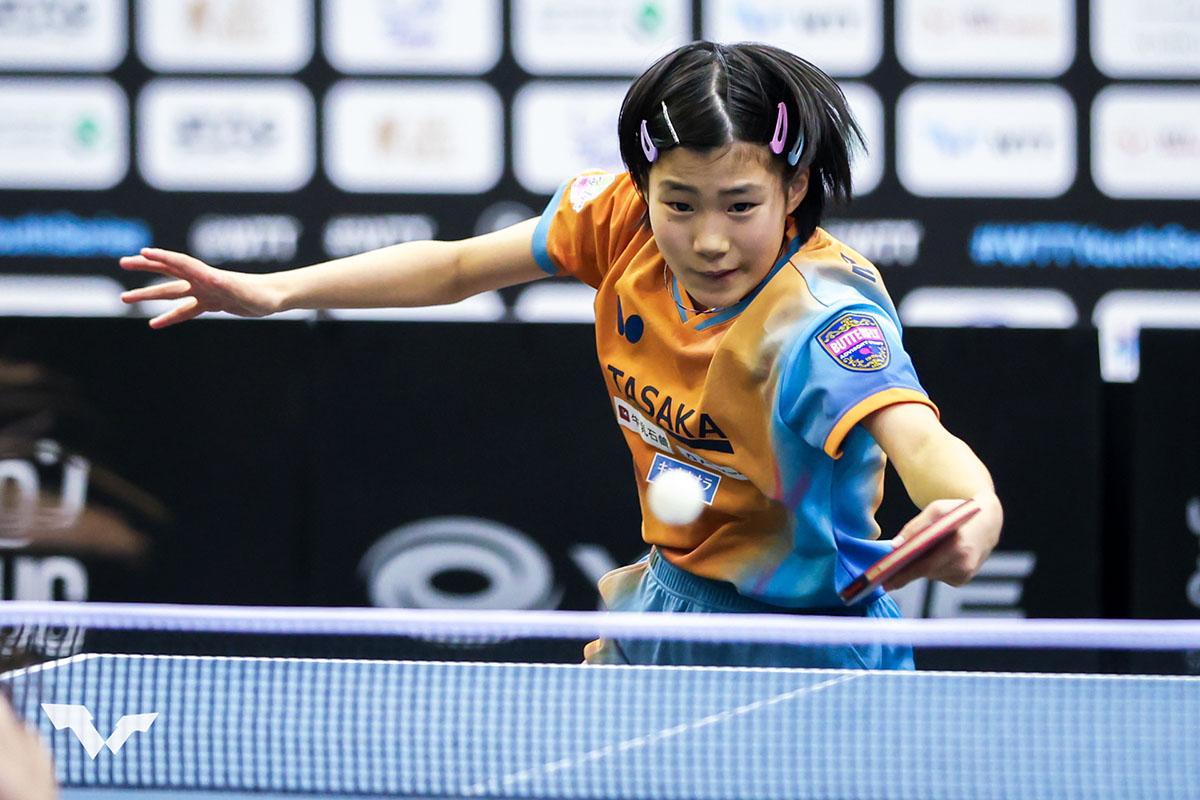 卓球 WTTユースコンテンダー ダンマーム　松島美空が女子シングルス2種目で優勝