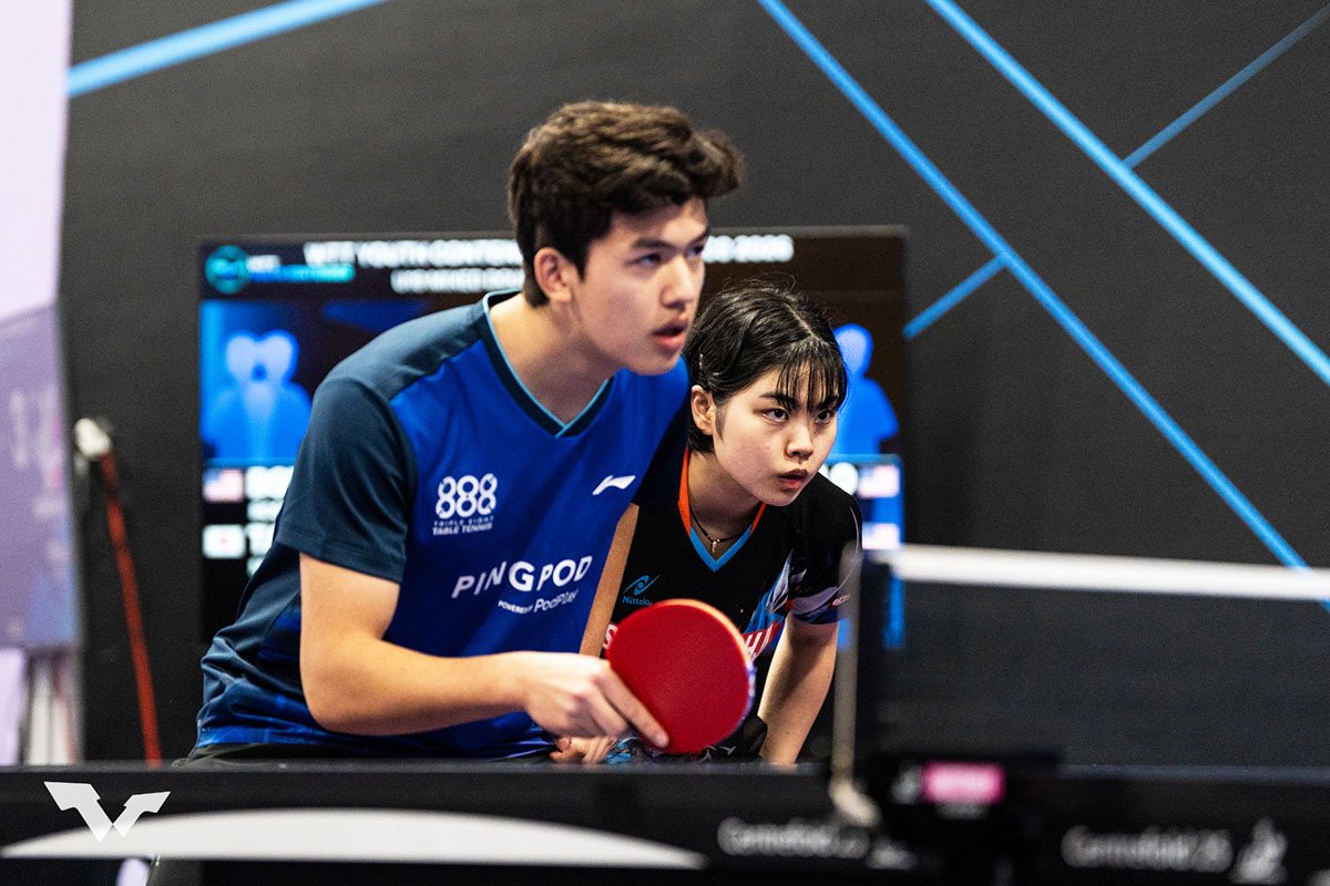 卓球 WTTユースコンテンダー サンフランシスコ　高森愛央が混合ダブルス優勝