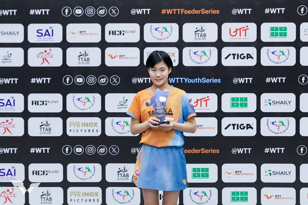 卓球 WTTユースコンテンダー ヴァドーダラー　松島美空がU19女子シングルス優勝