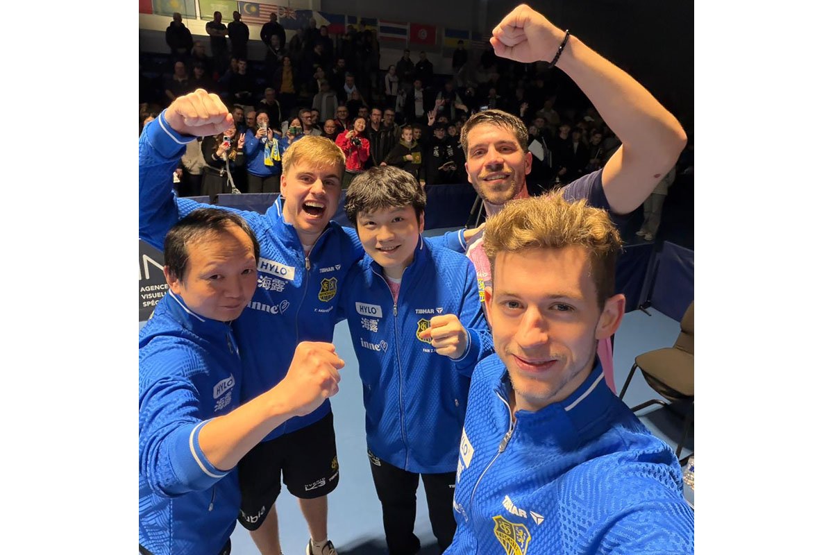 卓球 ヨーロッパチャンピオンズリーグ2025-2026　準々決勝（前半）の結果