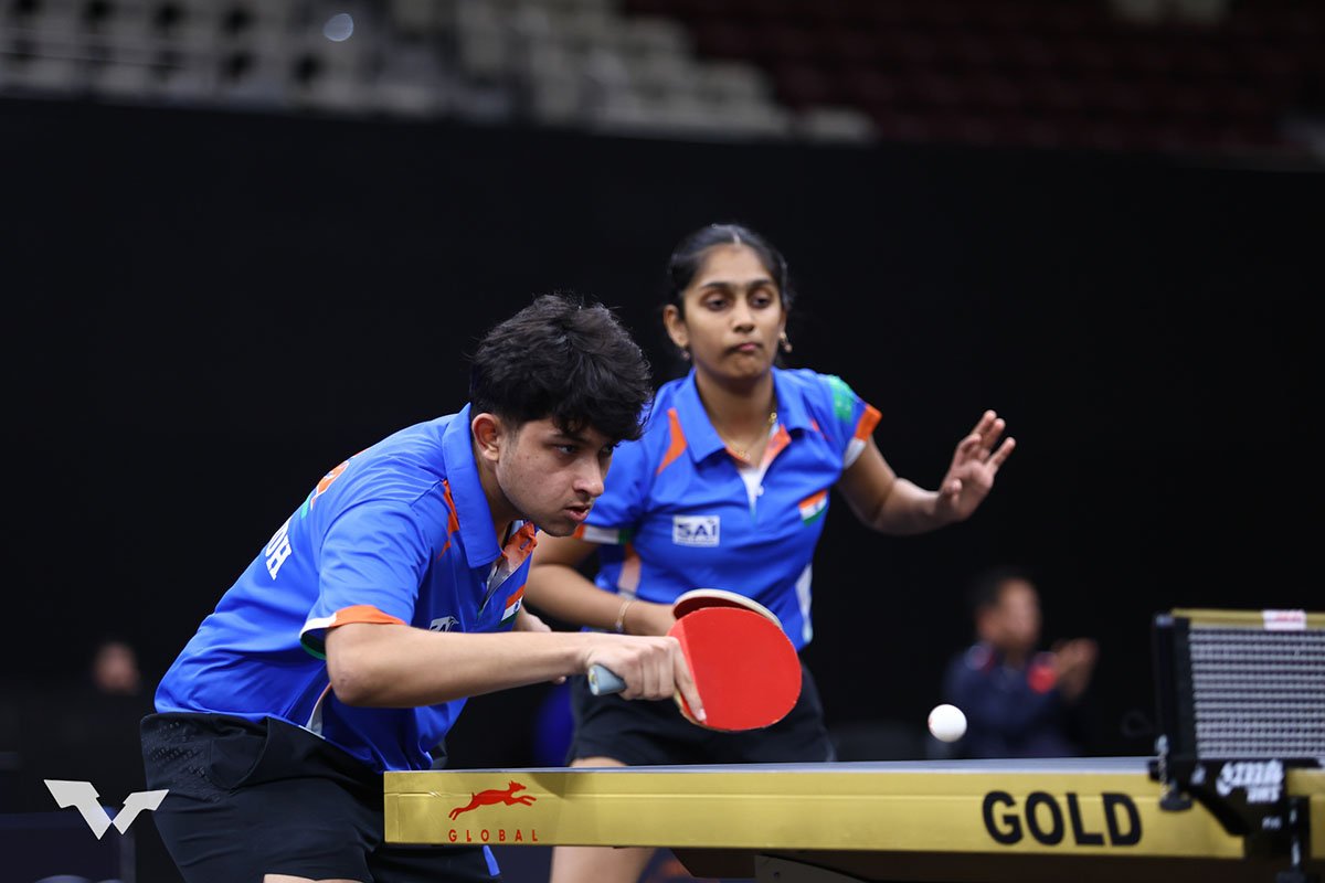 卓球 WTTユーススターコンテンダー ドーハ　混合ダブルスの結果