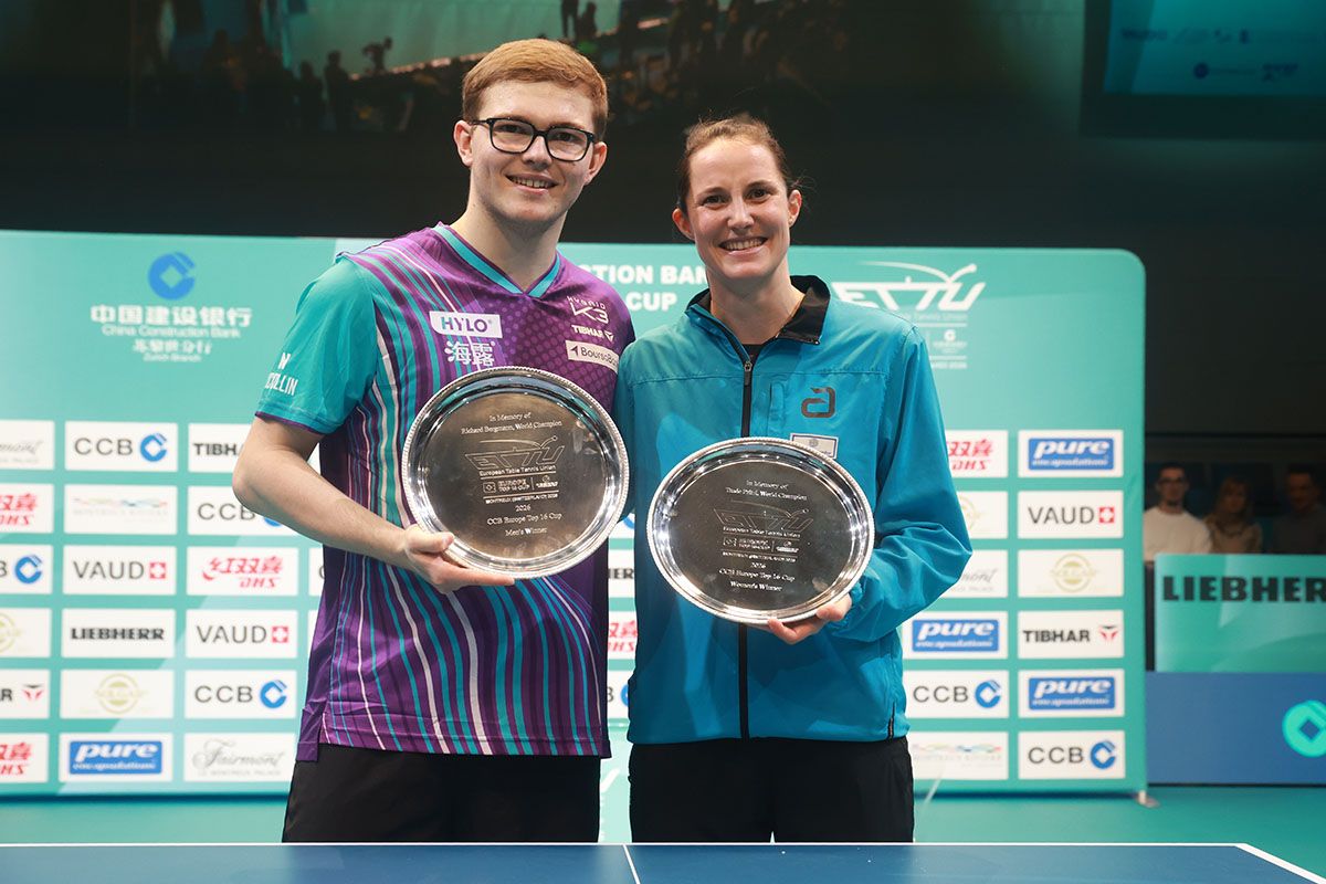 卓球 ヨーロッパ トップ16カップ　A.ルブランとヴィンターが優勝