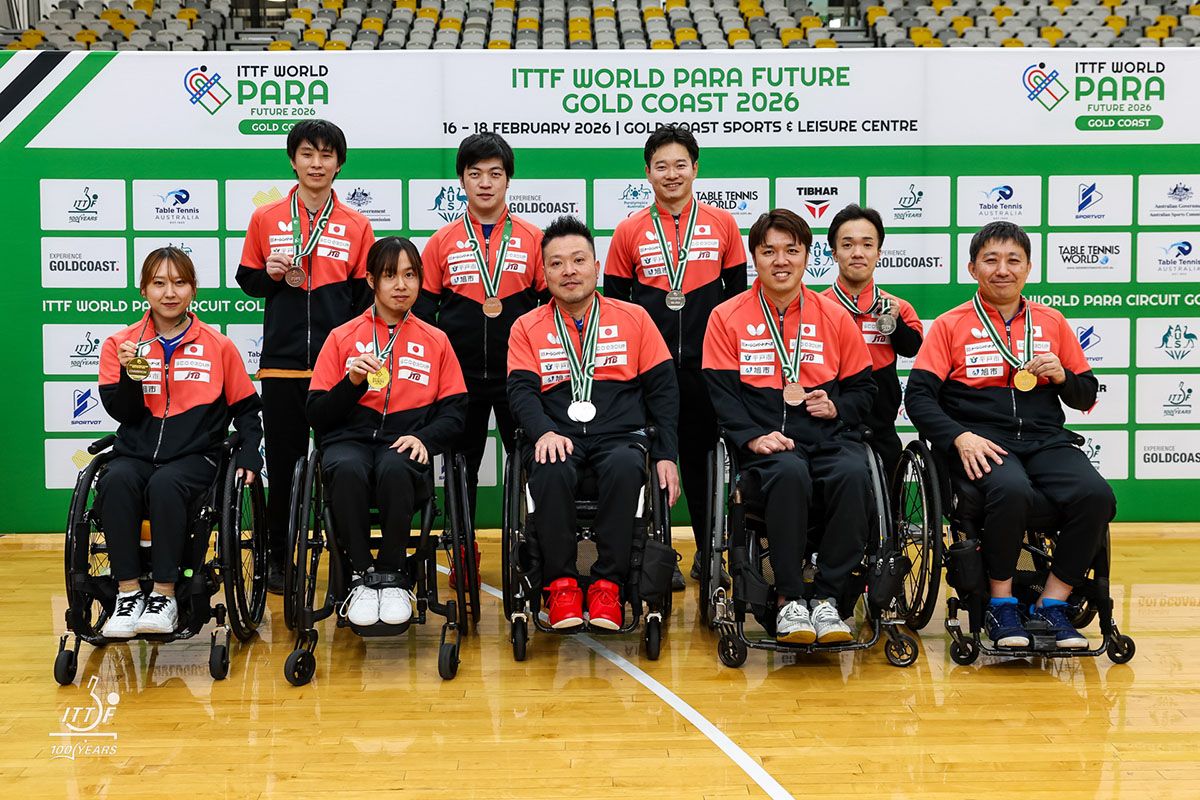 パラ卓球 ワールドパラフューチャー ゴールドコースト　ダブルスの結果