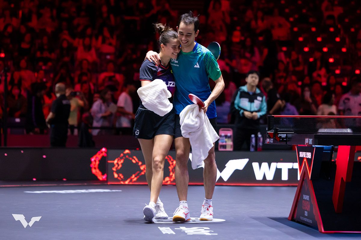 卓球 シンガポール スマッシュ2026　混合ダブルスはカルデラーノ／B.タカハシが優勝