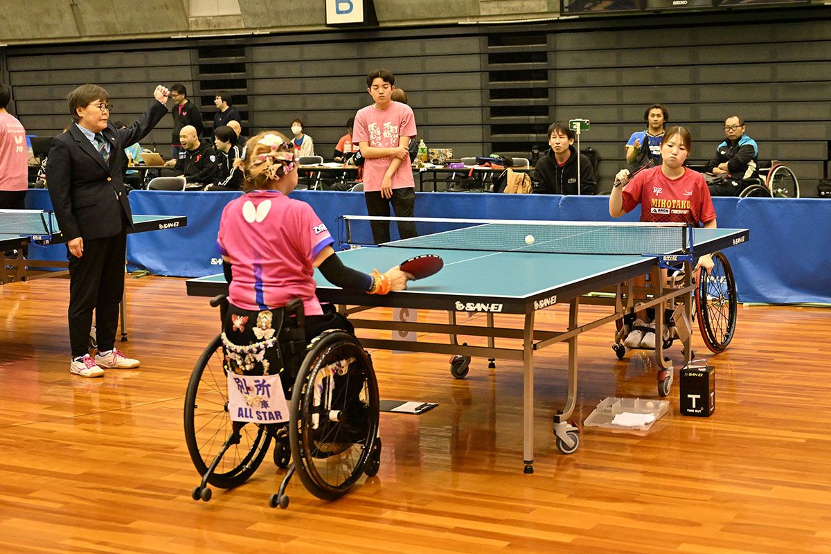第46回全日本オープンパラ卓球選手権大会　車いす女子の結果