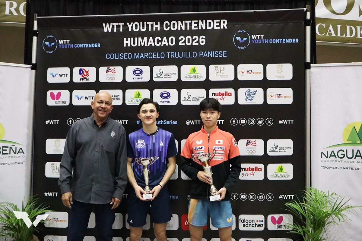 卓球 WTTユースコンテンダー ウマカオ　渡部民人がU19男子シングルス優勝