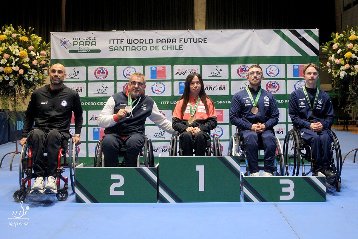 パラ卓球 ワールドパラフューチャー サンティアゴ　齊藤元希がクラス4-5優勝　岩渕幸洋がクラス9優勝