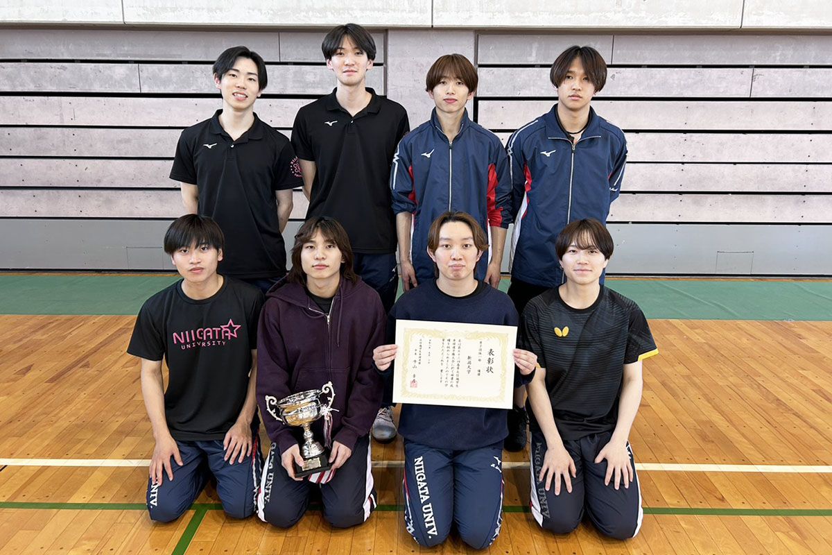 各地の大会結果　第73回春季北信越学生卓球選手権大会