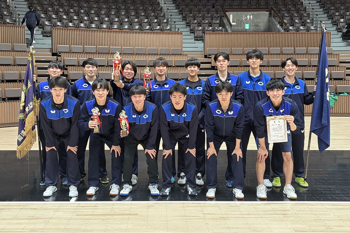 2026年春季関東学生卓球リーグ戦　男子1部は中央大が22年ぶりの優勝