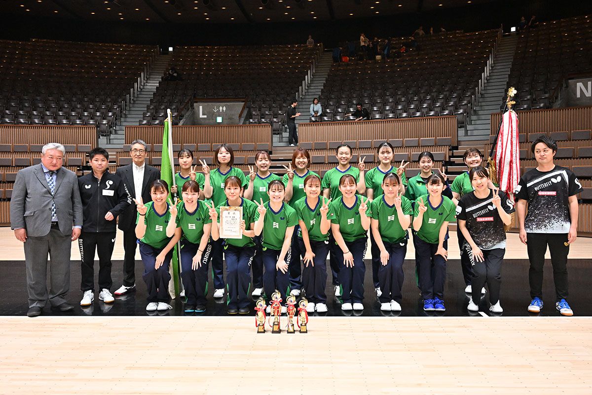 2026年春季関東学生卓球リーグ戦　女子1部は専修大が3シーズンぶりの優勝