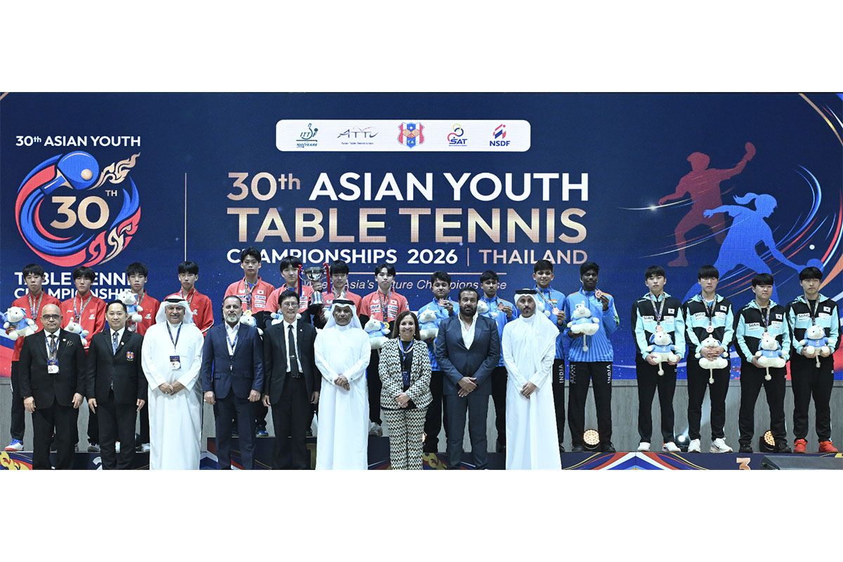 卓球 第30回アジアユース選手権大会　U19男子団体は日本が優勝