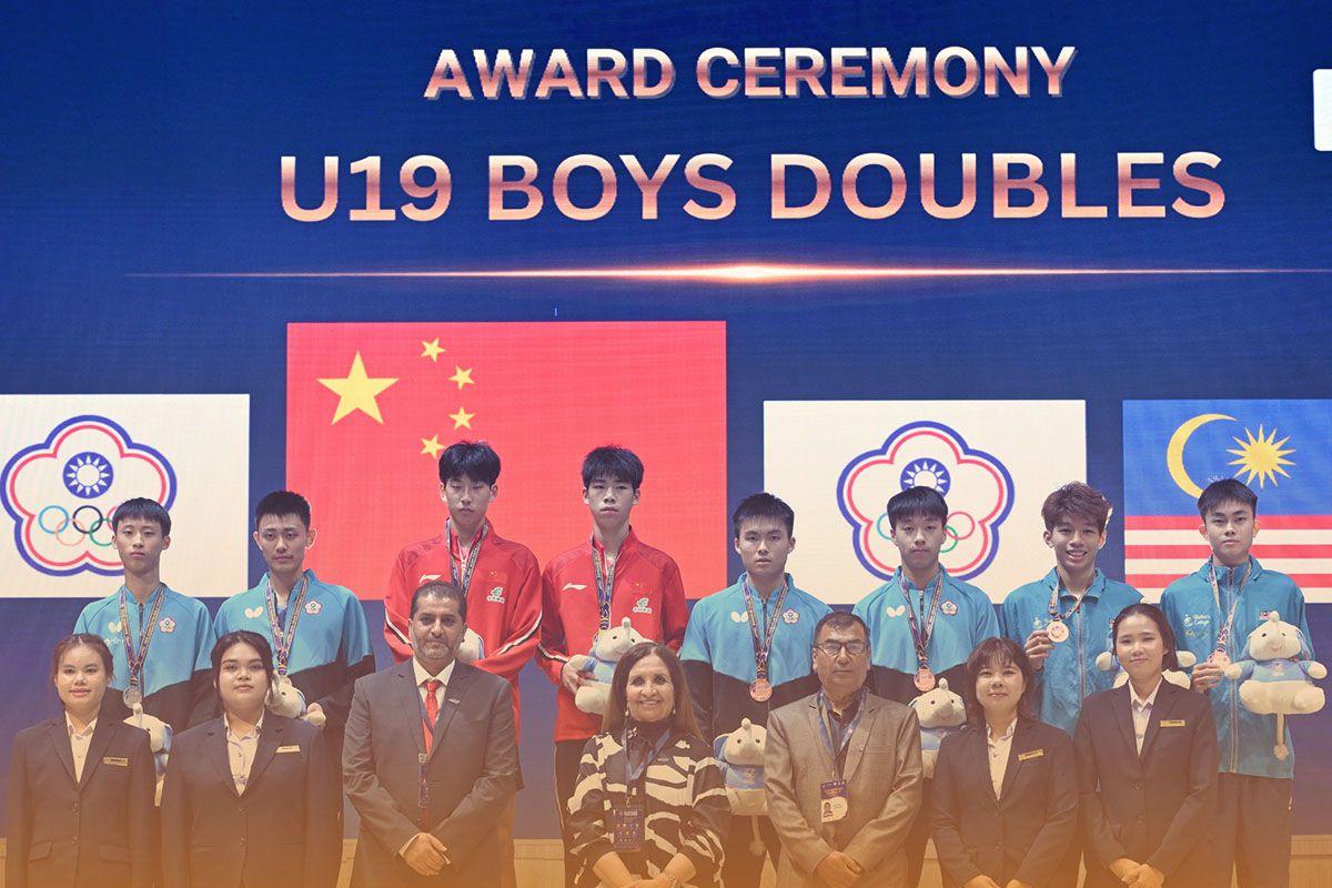 卓球 第30回アジアユース選手権大会　U19男子ダブルスの結果