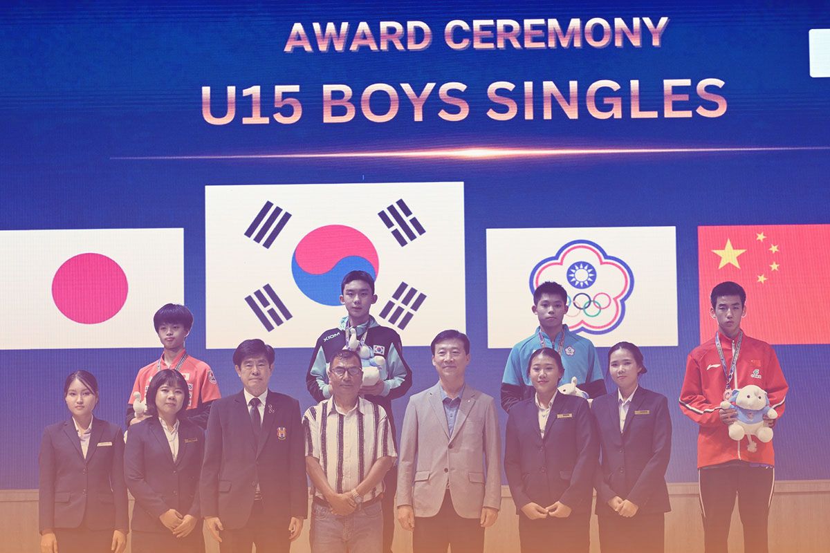 卓球 第30回アジアユース選手権大会　U15男子シングルスの結果