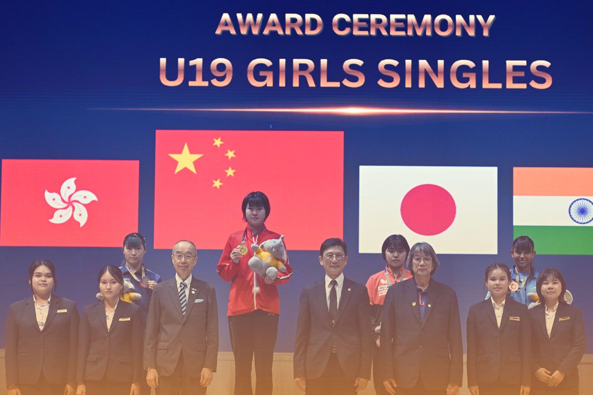 卓球 第30回アジアユース選手権大会　U19女子シングルスの結果