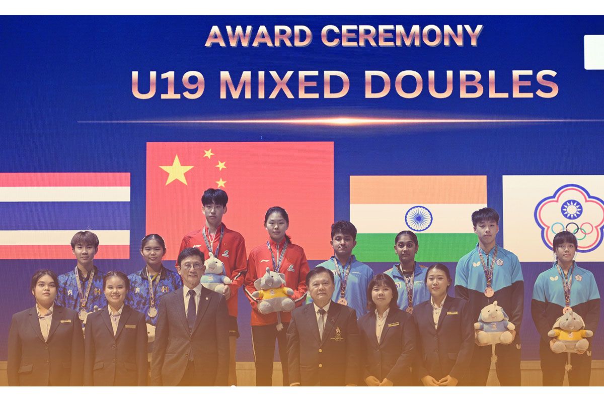 卓球 第30回アジアユース選手権大会　U19混合ダブルスの結果